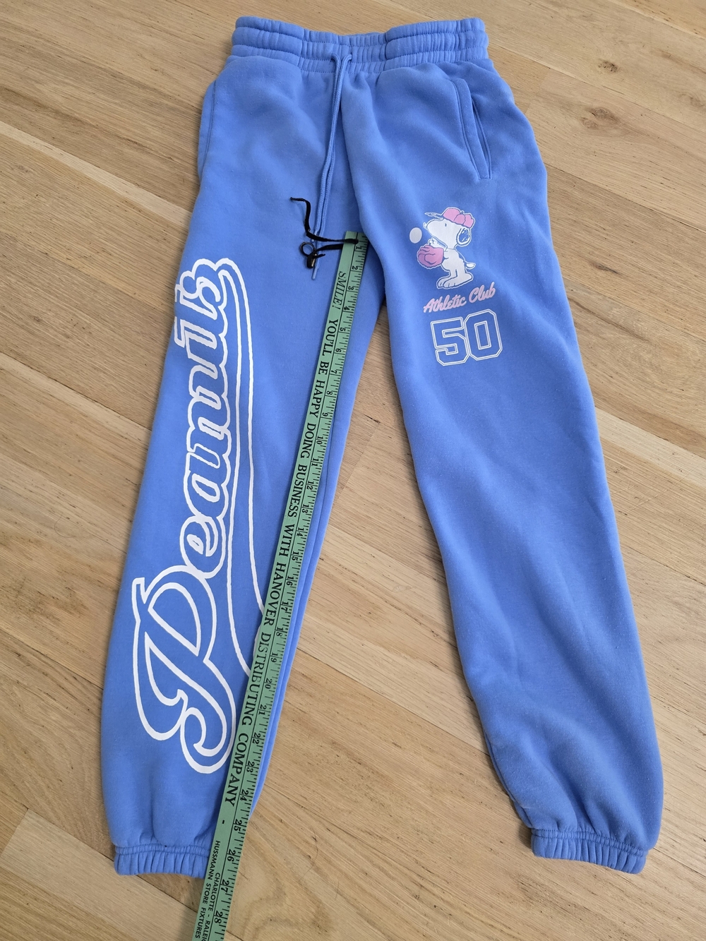 Peanuts Light Blue Kids Joggers with Snoopy Athletic Graphic